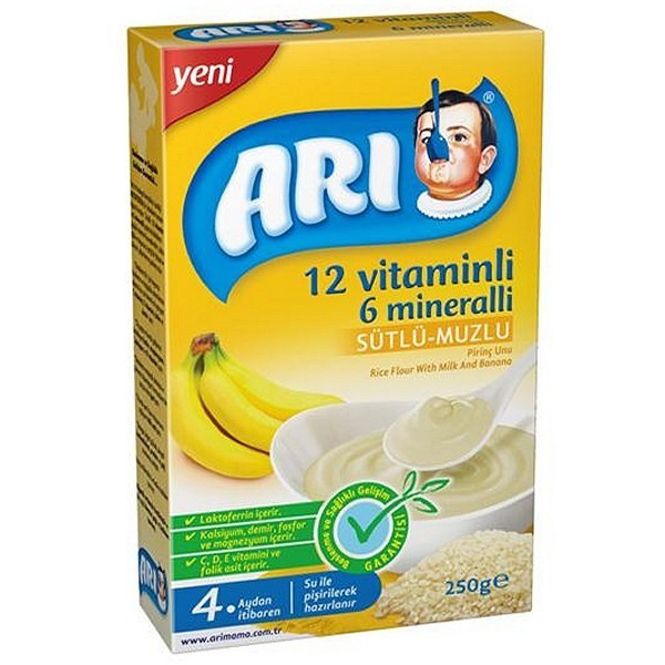 Arı Mama Sütlü Muzlu 250 gr