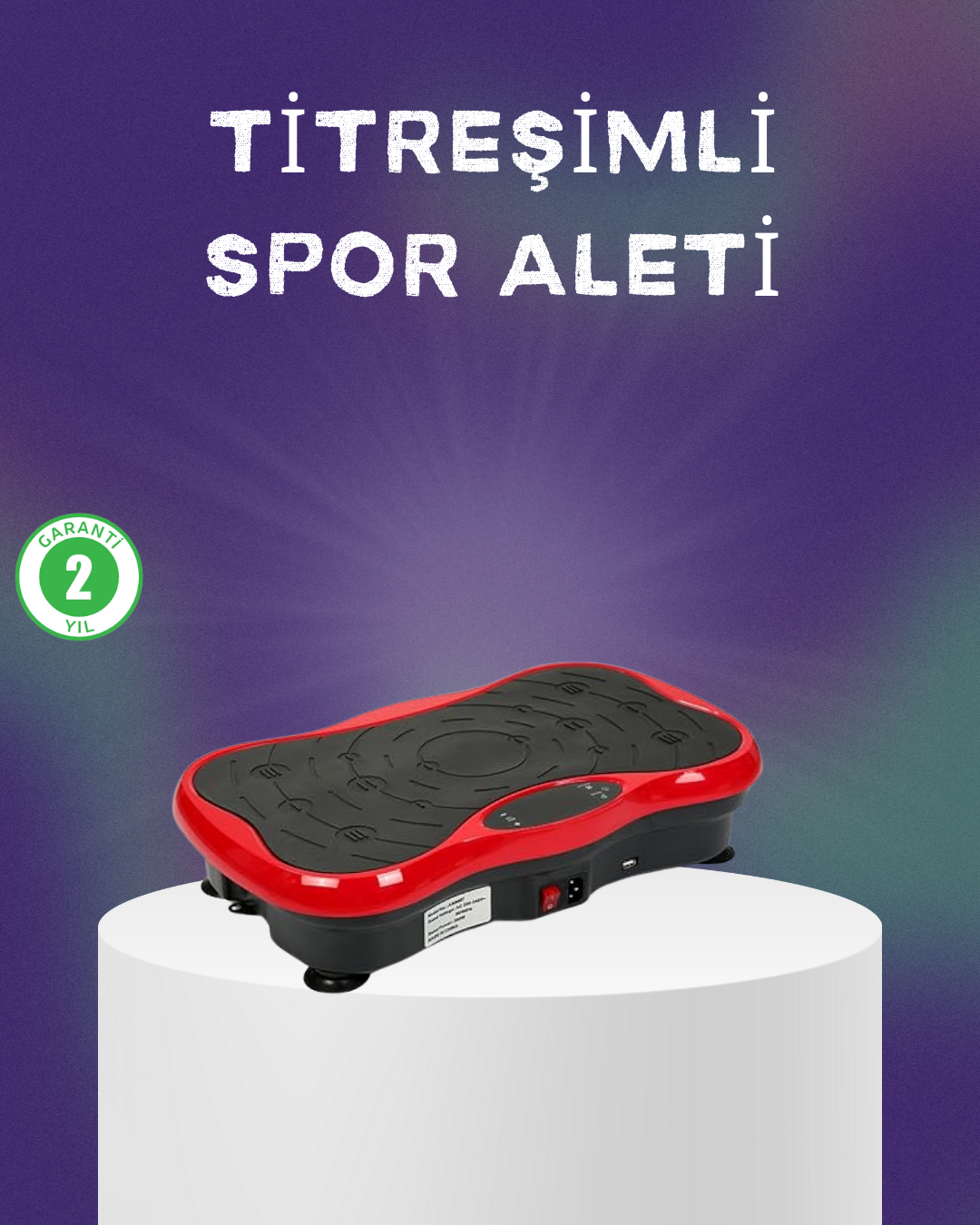 Evde Fitness İçin Titreşimli Plate Spor Platformu