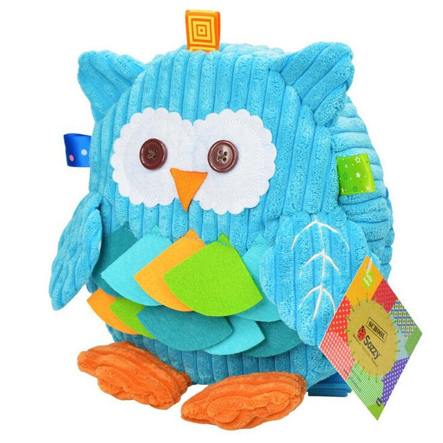 Sozzy Toys Sevimli Mavi Baykuş Sırt Çantam - SZY125
