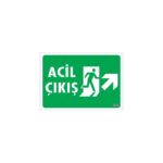 Acil Çıkış Uyarı Levhası 17,5x25 KOD: 946