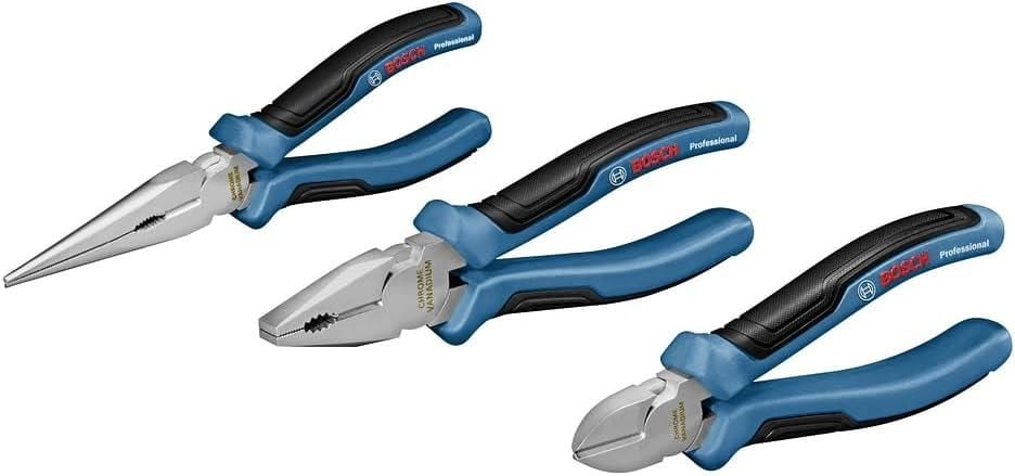 Bosch 3 Parça Alet Seti Pense Yan Keski Kargaburun Bosch 3 Parça Alet Seti Pense Yan Keski Kargaburun - Görsel 1