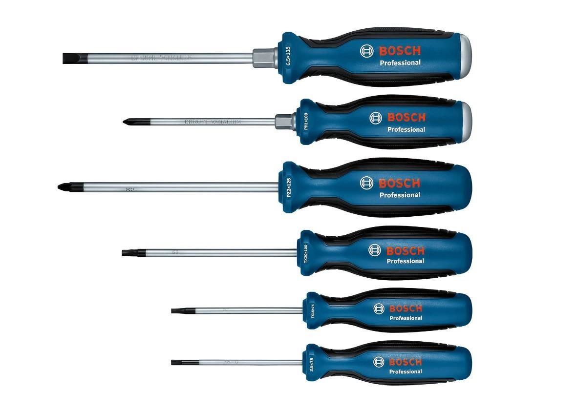 Bosch 6 Parça Tornavida Seti Bosch 6 Parça Tornavida Seti - Görsel 1
