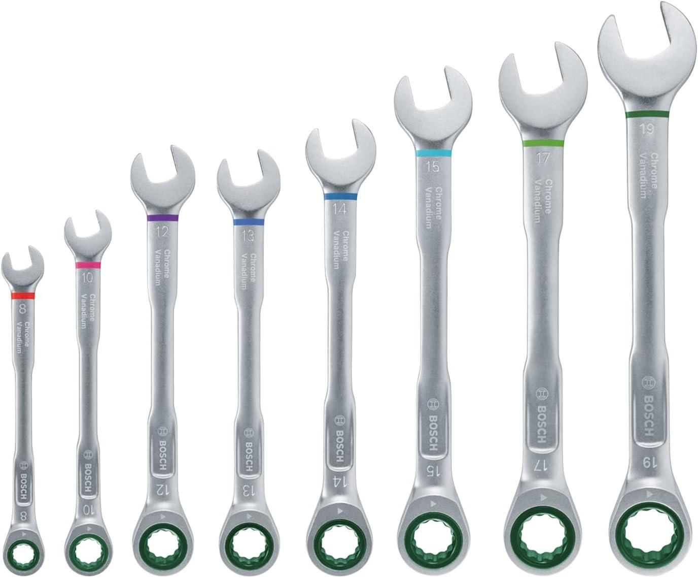 Bosch 8 Parça Kombine Anahtar Seti Bosch 8 Parça Kombine Anahtar Seti - Görsel 1