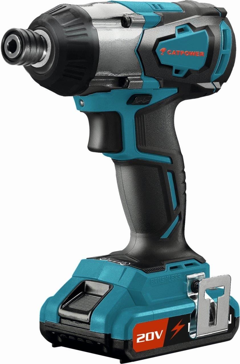 Cat Power 4122 Torklu Kömürsüz Şarjlı Matkap 20 Volt Cat Power 4122 Torklu Kömürsüz Şarjlı Matkap 20 Volt - Görsel 1