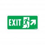 Exit Sağ Yukarı Uyarı Levhası 17,5x25 KOD:959