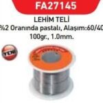 Fastbond 27145 Lehim Teli 1 mm 100 gr