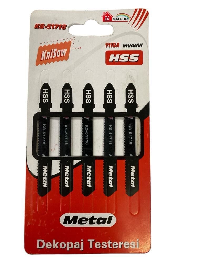 Knisaw 51718 Metal Dekupaj Testeresi 5 Parça Knisaw 51718 Metal Dekupaj Testeresi 5 Parça - Görsel 1
