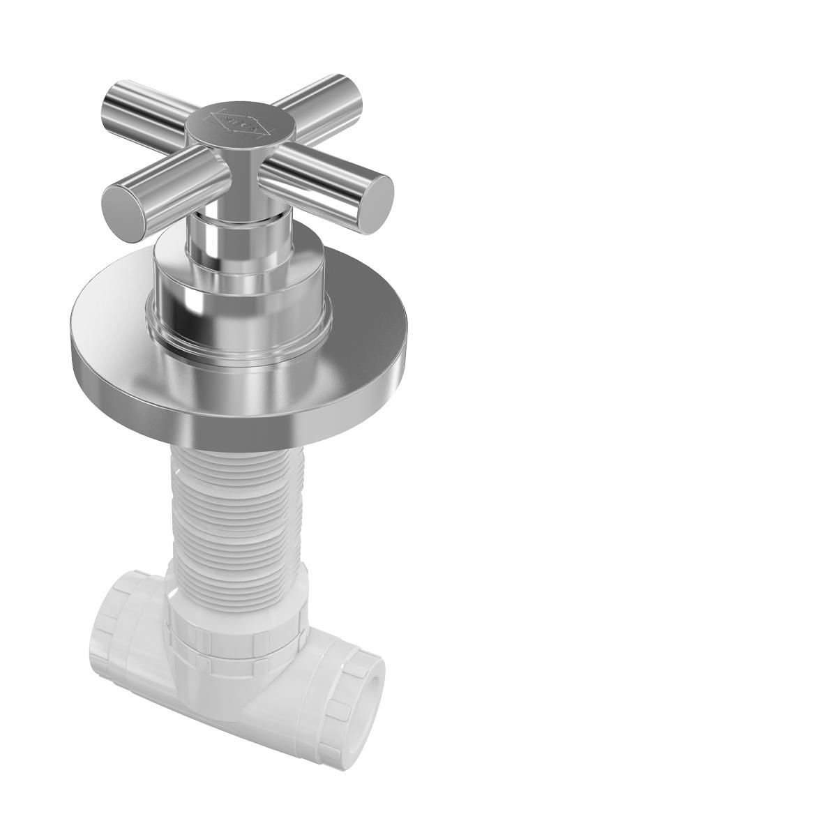 Mega 5028 20 mm Ankastre Ara Kesme Valfi Mega 5028 20 mm Ankastre Ara Kesme Valfi - Görsel 1