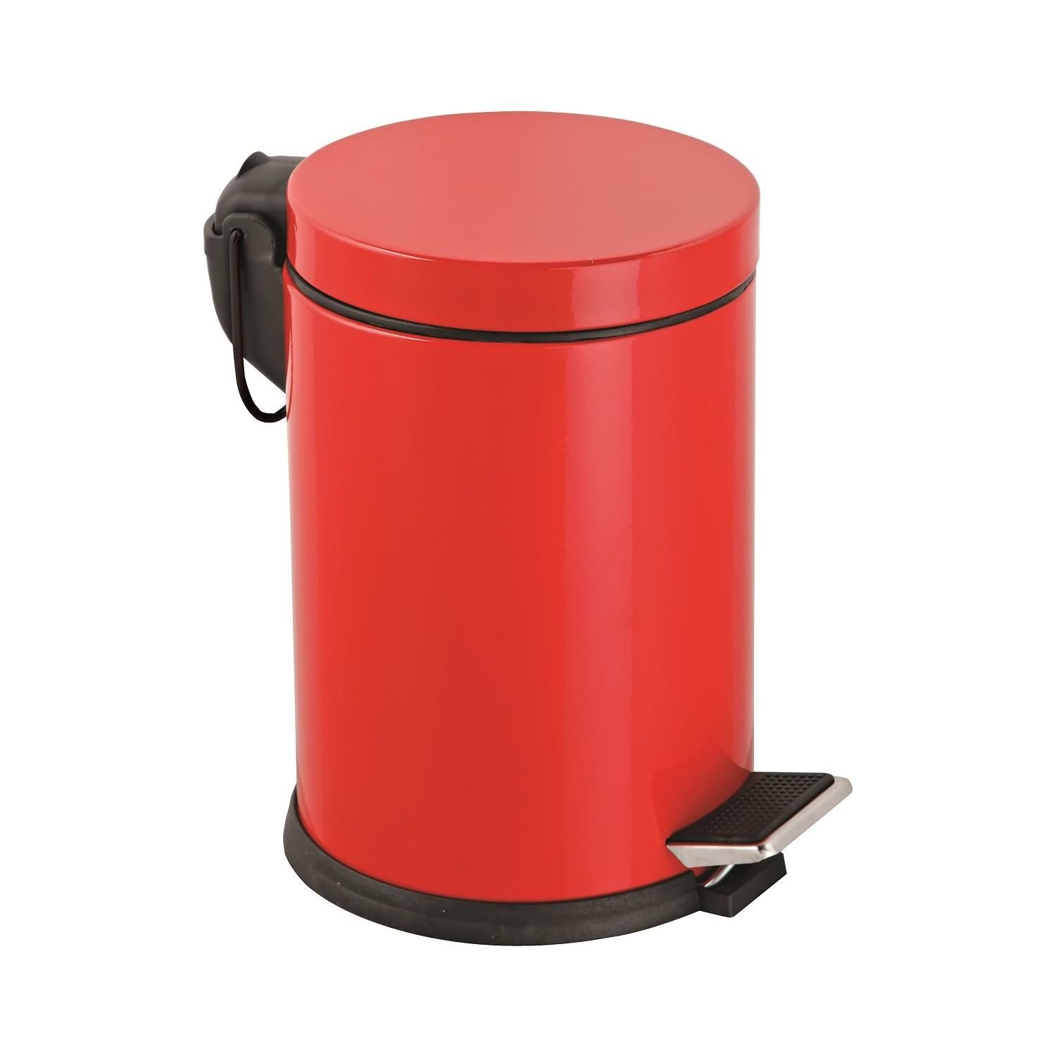 Onno Kırmızı Pedallı Çöp Kovası 5 Litre Onno Kırmızı Pedallı Çöp Kovası 5 Litre - Görsel 1