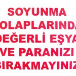 Soyunma Dolabı Uyarı Levhası 25x35 KOD: 440