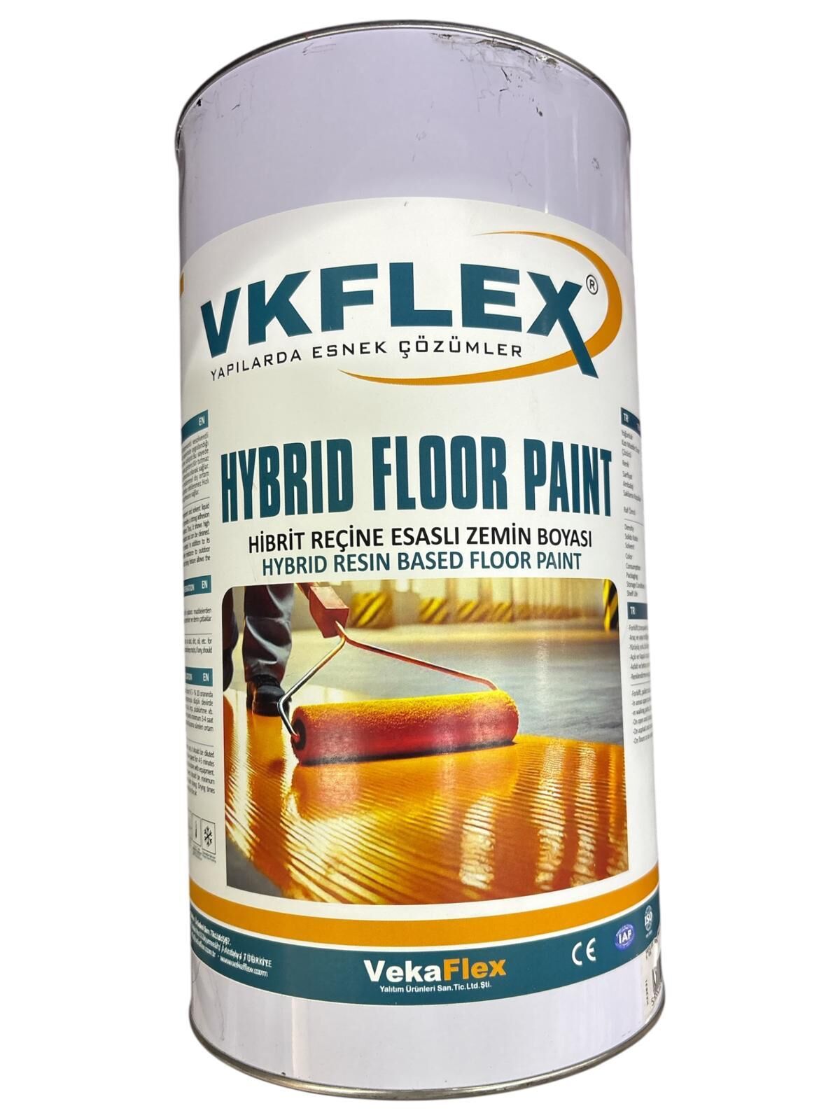 Ennalbur Vkflex Hybrid Floor Zemin Boyası 5 Kg  Beyaz