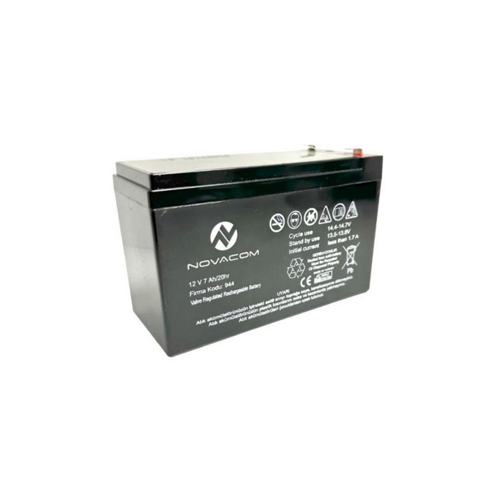 NOVACOM 12V 7A KURU TİP AKÜ