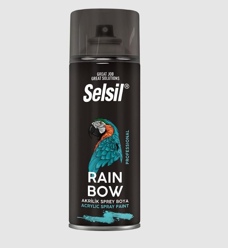 Selsil Rainbow Akrilik Sprey Boya 9301 Buz Dolabı Beyaz