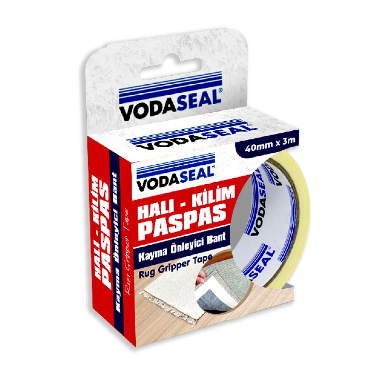 Vodaseal Halı Kayma Önleyici Bant 40 mm 3 Metre